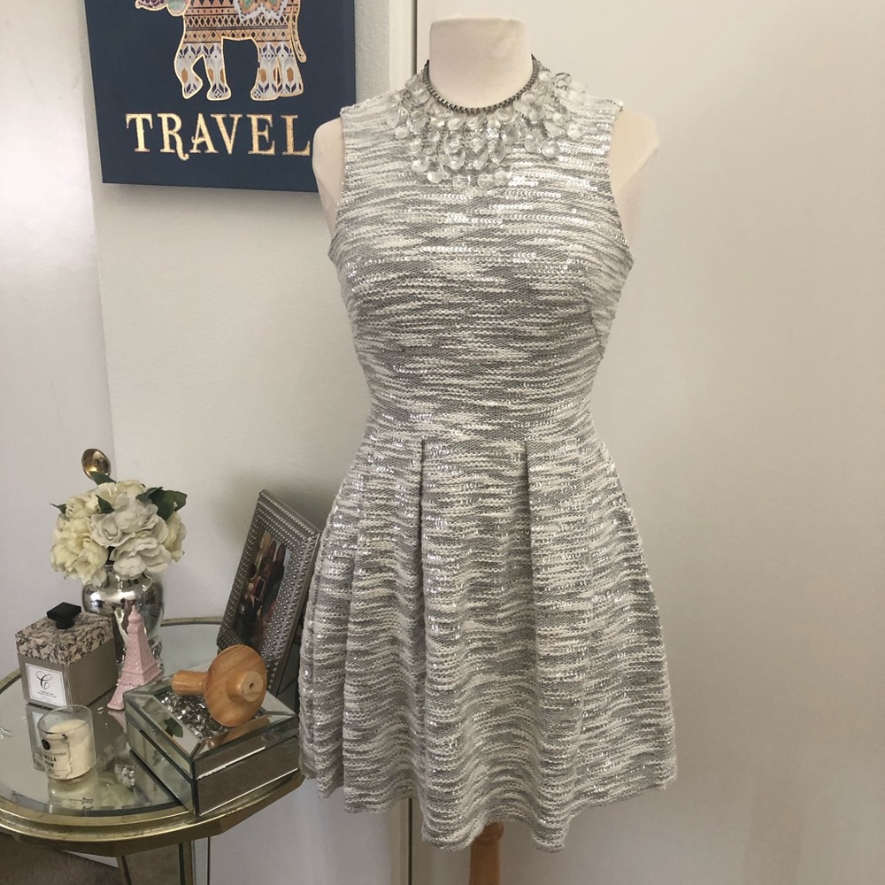 H&M’s cute sparkly cocktail dress
